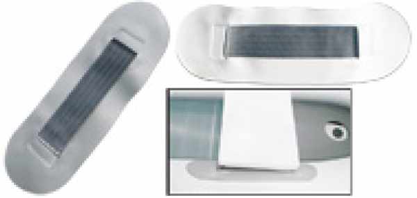 PLACCA PORTAPANCA IN PVC GRIGIA